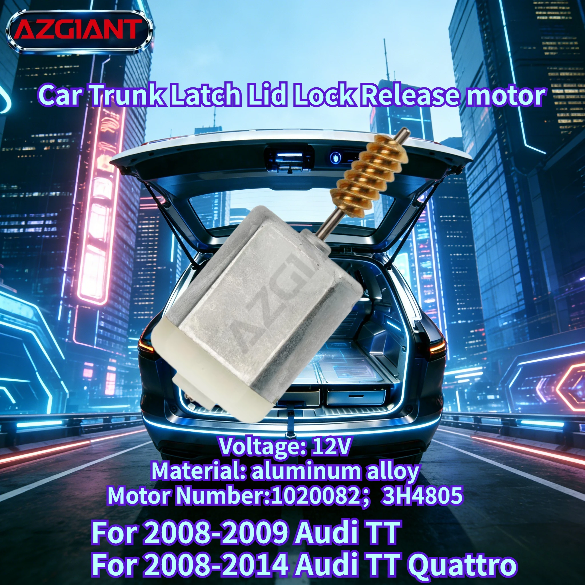 

For 2008-2009 Audi TT/Quattro 2008-2014 Car Trunk Latch Lid Lock Release motor New high-quality parts OEM Auto Accessories