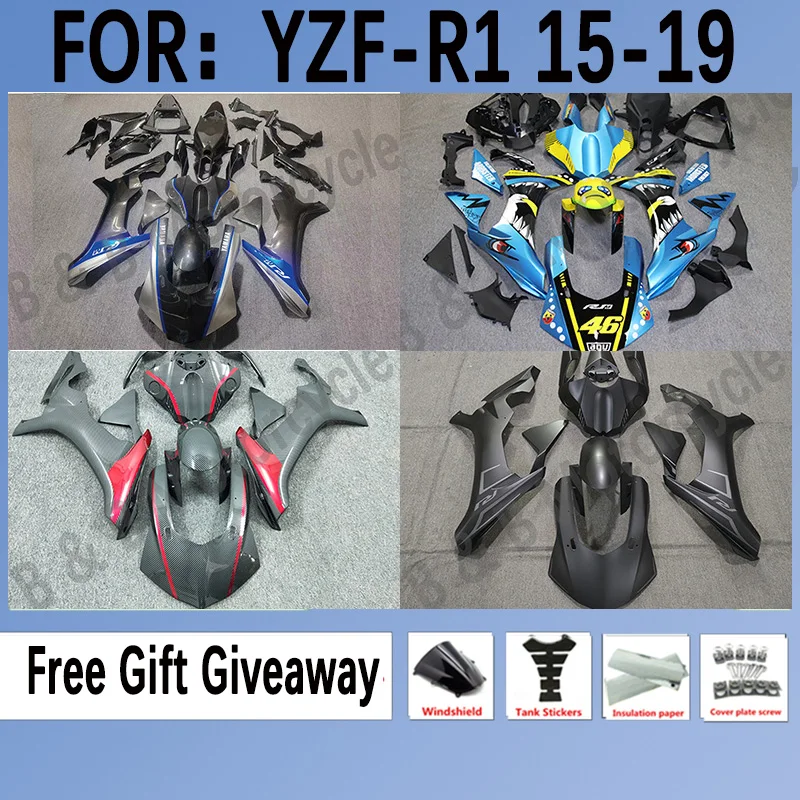 

New ABS Motorcycle Whole Fairing Kit for YAMAHA YZFR1 2015 2016 2017 2018 YZF R1 15 16 17 18 19 YZF1000 Fairings