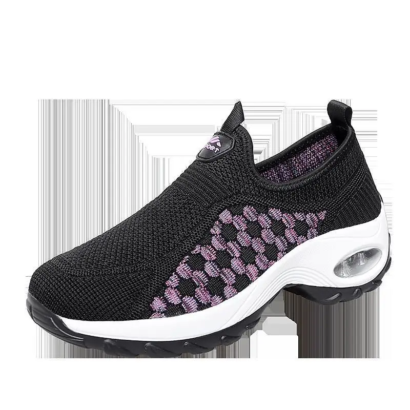 Shock-Absorbing Soft Bottom Aerobic Running Shoes Women Tenis Breathable Sneaker Lightweight Casual Women's Shoes Running Shoes