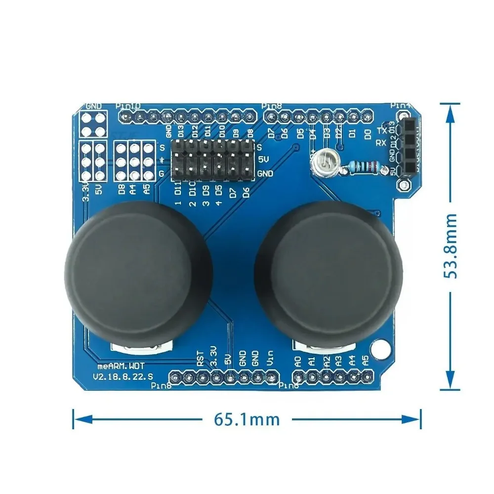 1pcs Electronic building blocks Dual PS2 game joystick button module JoyStick compatible with For UNO R3