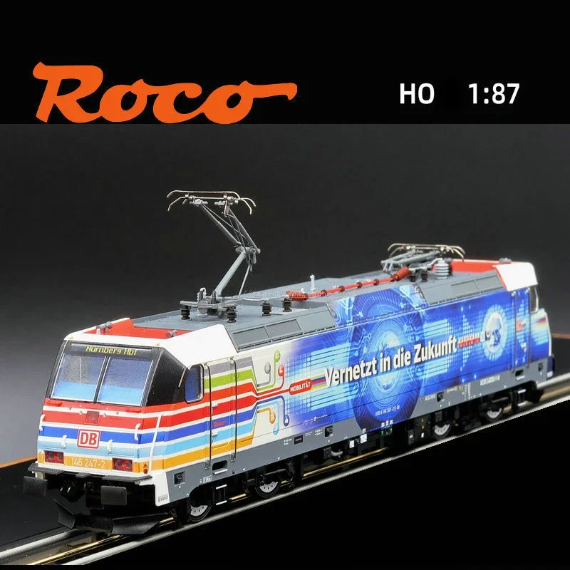 

ROCO Train Model HO 1/87 73674 BR146 Electric Locomotive with Indoor Light DC Version Rail Car Toy