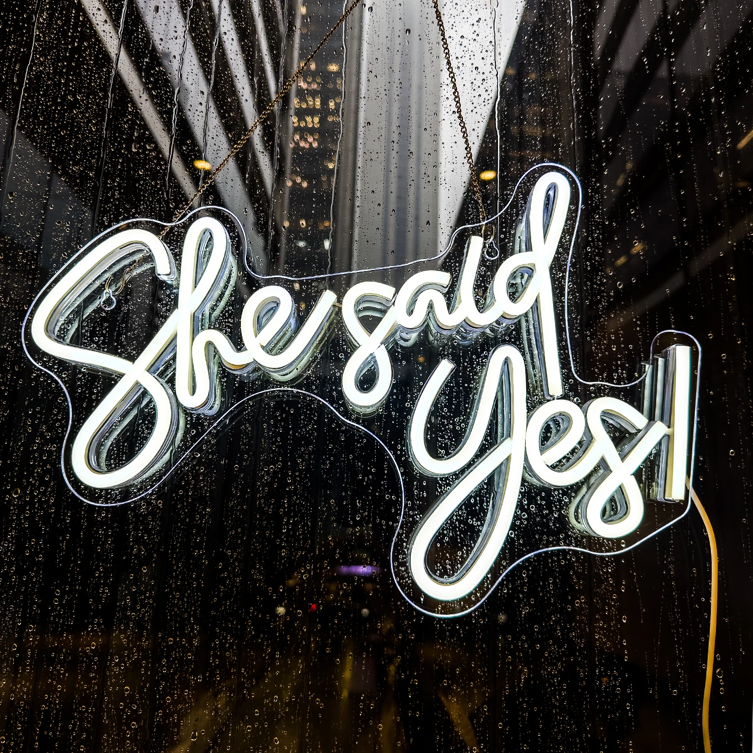 She Said Yes ネオンサイン カスタム ウェディング LED ネオンライト USB パーティー バー ルーム 壁装飾 LED ネオンサイン 結婚背景装飾