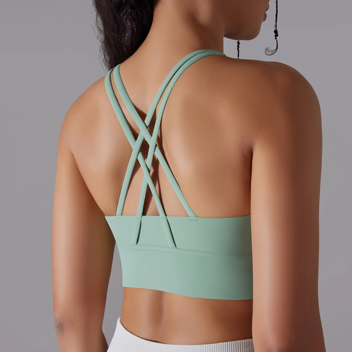 Frauen Yoga BraTank Tops für Fitness Nacktes Gefühl Sport Bh Gym Weste Frauen Leibchen Workout Unterwäsche Sportswear Outfit – Detail 13