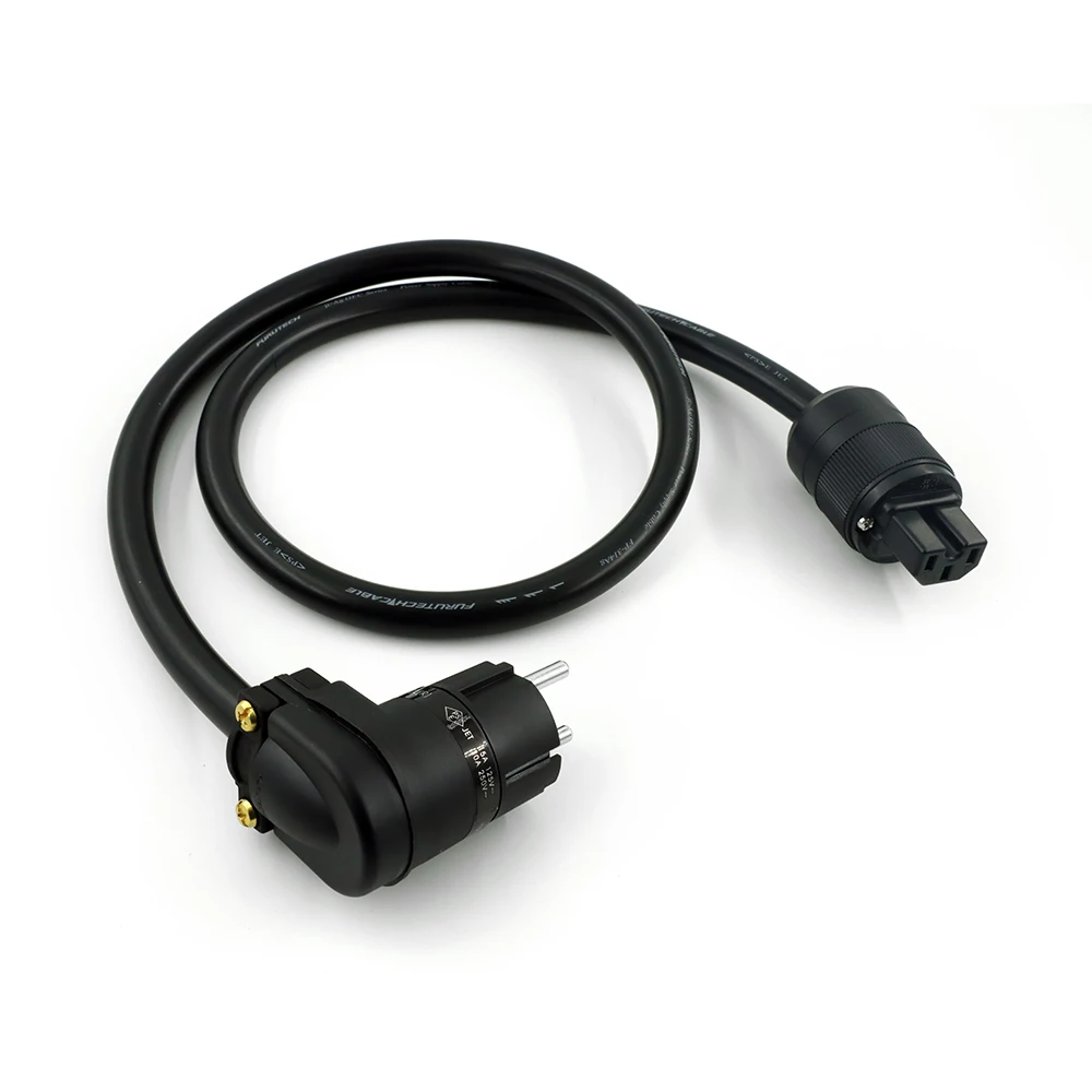 참조 등급 FP-314Ag AC 전원 코드 - OCC 은 코팅 도체, 증폭기/DAC용 Schuko EU 플러그 ​
