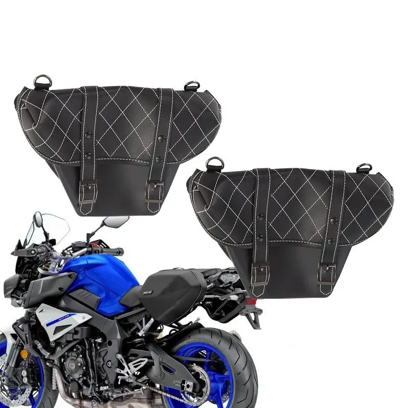 Motorcycle Panniers Waterproof Efficient Loading Fashionable Look Saddlebags Anti Scratch Ample Storage Quick Install Travel bag