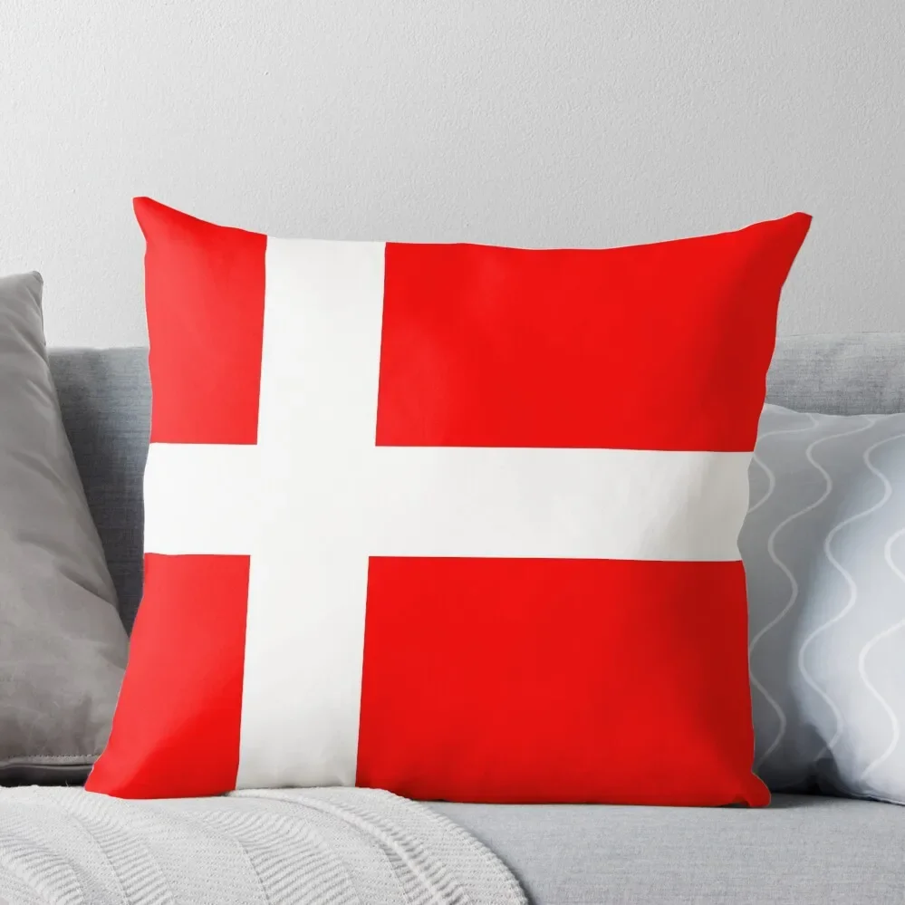 

Denmark Flag Throw Pillow Cushion Covers For Living Room Embroidered Cushion Cover