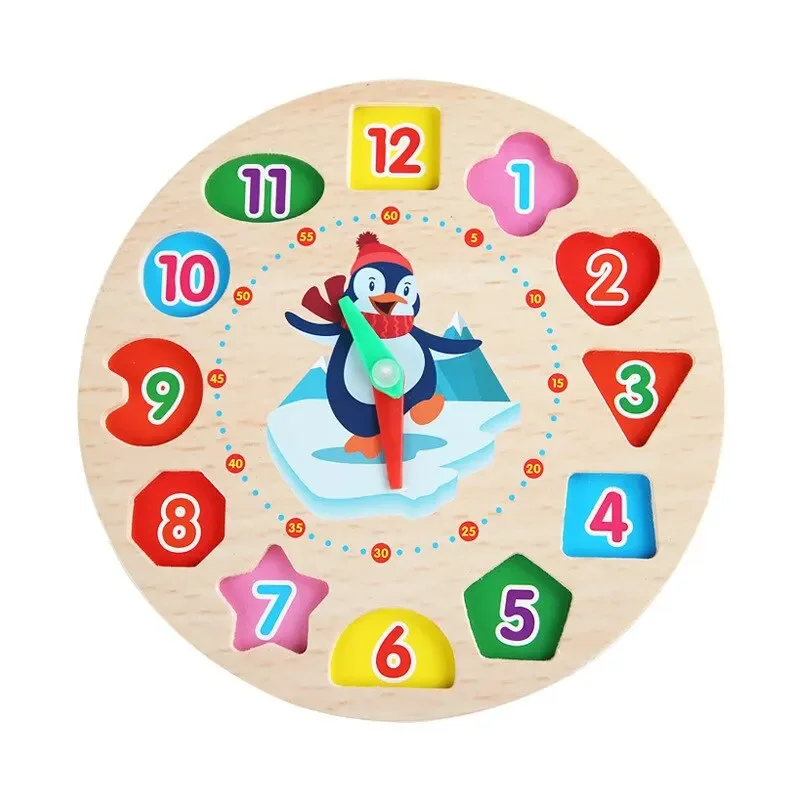 Montessori Wooden Toys for Babies 1 2 3 Years Boy Girl Gift Baby Development Games Wood Puzzle for Kids Educational Learning Toy