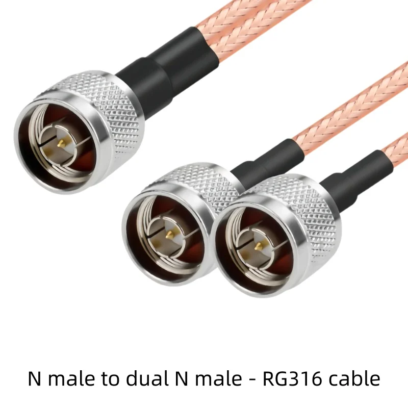 N male to N female connector N one-to-two 1：2 coaxial RF RG316 cable