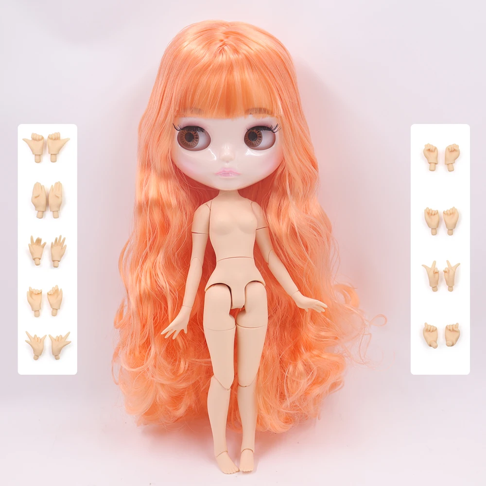ICY DBS Blyth Doll 1/6 Joint Body 30CM BJD toys Natural shiny face with extra hands AB DIY Fashion Dolls girl gift image 3