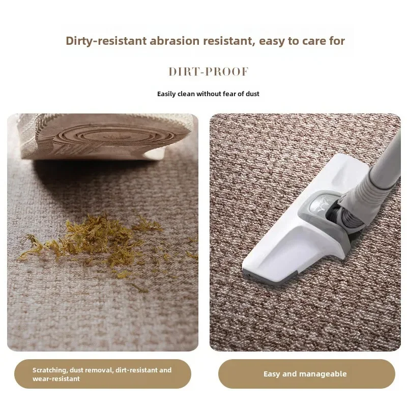 Simple Faux Jute Textured Rug Living Room Indoor Outdoor Area Rug for Farmhouse Patio and Kitchen Rug High Traffic Washable Rug