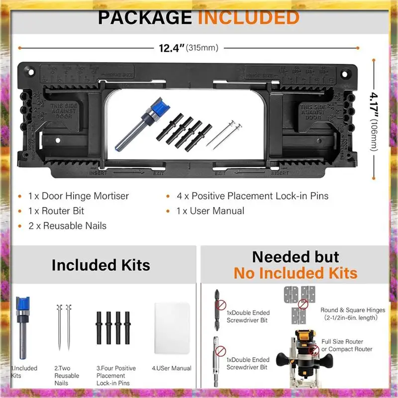 باب سهل الاستخدام لتركيب المفصلي باب النجارة البلاستيكي لقالب المفصلي محدد موقع الشق فتاحة الرقصة #6