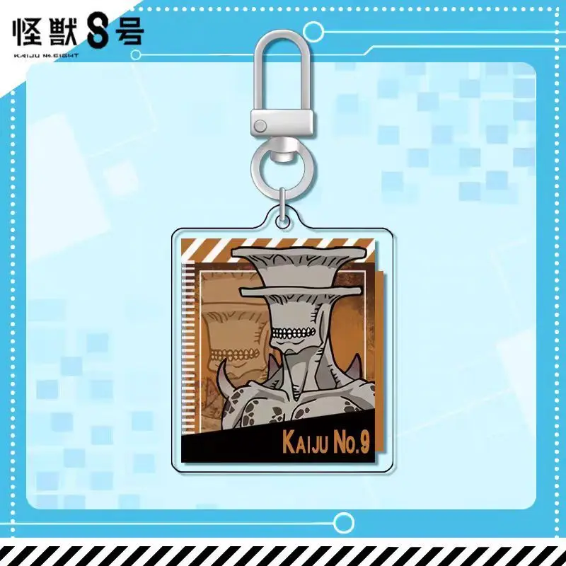Kaiju No.8 Kafka Hibino Mina Ashiro Anime 2D Cartoon-Muster Acryl-Anhänger Persönlicher Schlüsselanhänger Studenten-Rucksack-Accessoire – Detail 6