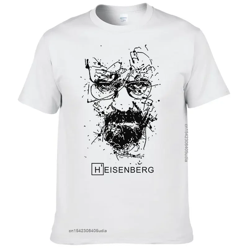 

New Fashion Breaking Bad Graphic T Shirts Heisenberg T-Shirts Men Cool Tee Shirt For Men Tops Cotton Tshirt