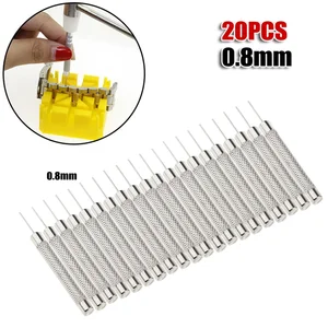 20 PCs/Set 51 mm Metall Perforator Handbuch Werkzeuge Purner Pinker Entfernen und Einstellen von Werkzeugteilen Teile Ausrüstung Licht Silberarbeitsschiff 10 Hauptverkaufsstift -Extraktor - №4