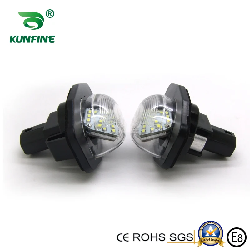 2 قطعة سيارة LED رقم لوحة ترخيص ضوء LED مصباح ترخيص لتويوتا أوريس ألفارد-GG 2008-2021 OEM رقم. 8127012520 8127072011