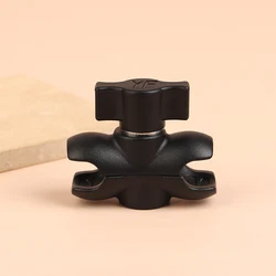 5.5CM Aluminum Alloy Double Socket Arm Ball Head Holder Mount Clamp For Bicycle Motorcycle Camera Extension Arm