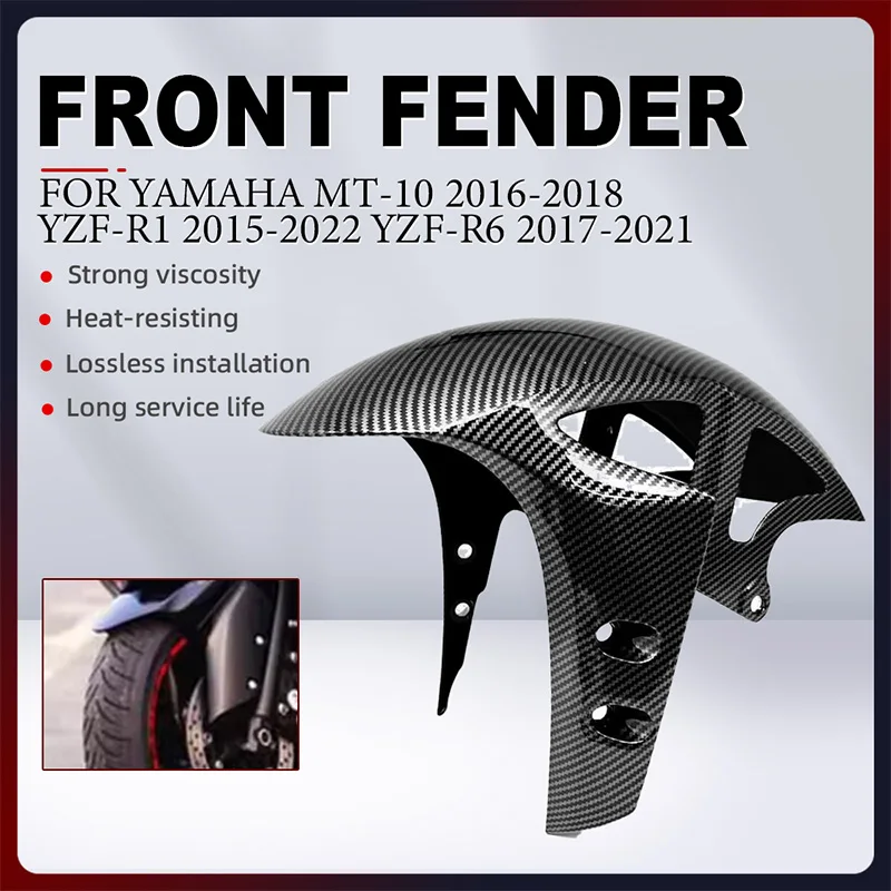 

Motorcycle Front Fender Mudguard For Yamaha MT-10 MT10 2016-2018 YZF-R1 YZFR1 2015-2022 YZFR6 YZF-R6 2017-2021 ABS Splash Guard