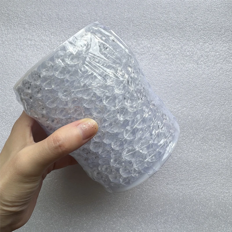 

10 мм акриловые хрустальные бусины 30 м/рулон DIY Декор для свадьбы, дня рождения, вечеринки, хрустальная гирлянда, нити, подвесная цепочка из бисера для домашнего декора