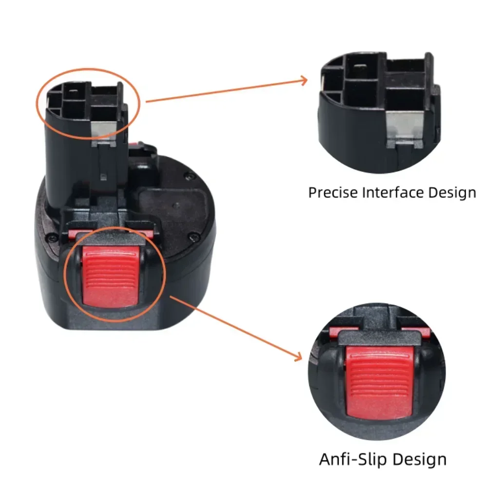 Подходит для замены аккумулятора Bosch 4800 мАч, 9,6 В PSR 960 BAT048 BAT119 BAT100 BH984 BPT1041 23609 32609 PSR960 GSR 9 6 В и т. д.