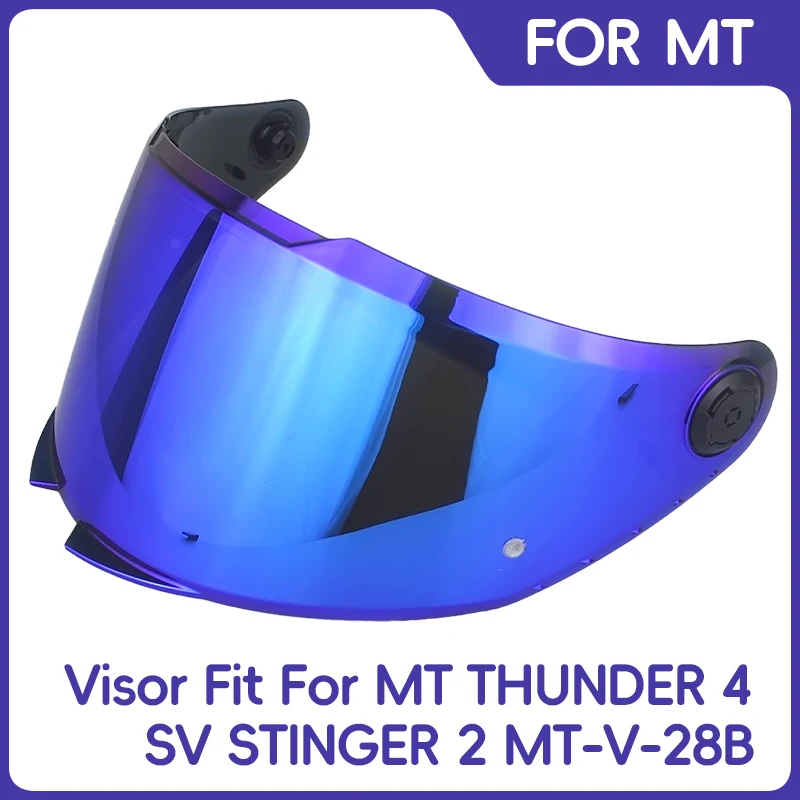 

Helmet visor Fit For MT THUNDER 4SV STINGER 2 MT-V-28B V28 Replacement helmet shield Glasses Goggles Screen