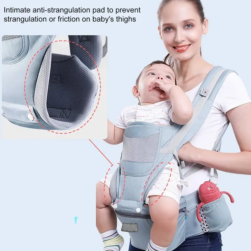 Newborn Ergonomic Baby Carrier Backpack Infant Baby Hipseat Carrier Front and Back Ergonomic Kangaroo Baby Wrap Sling