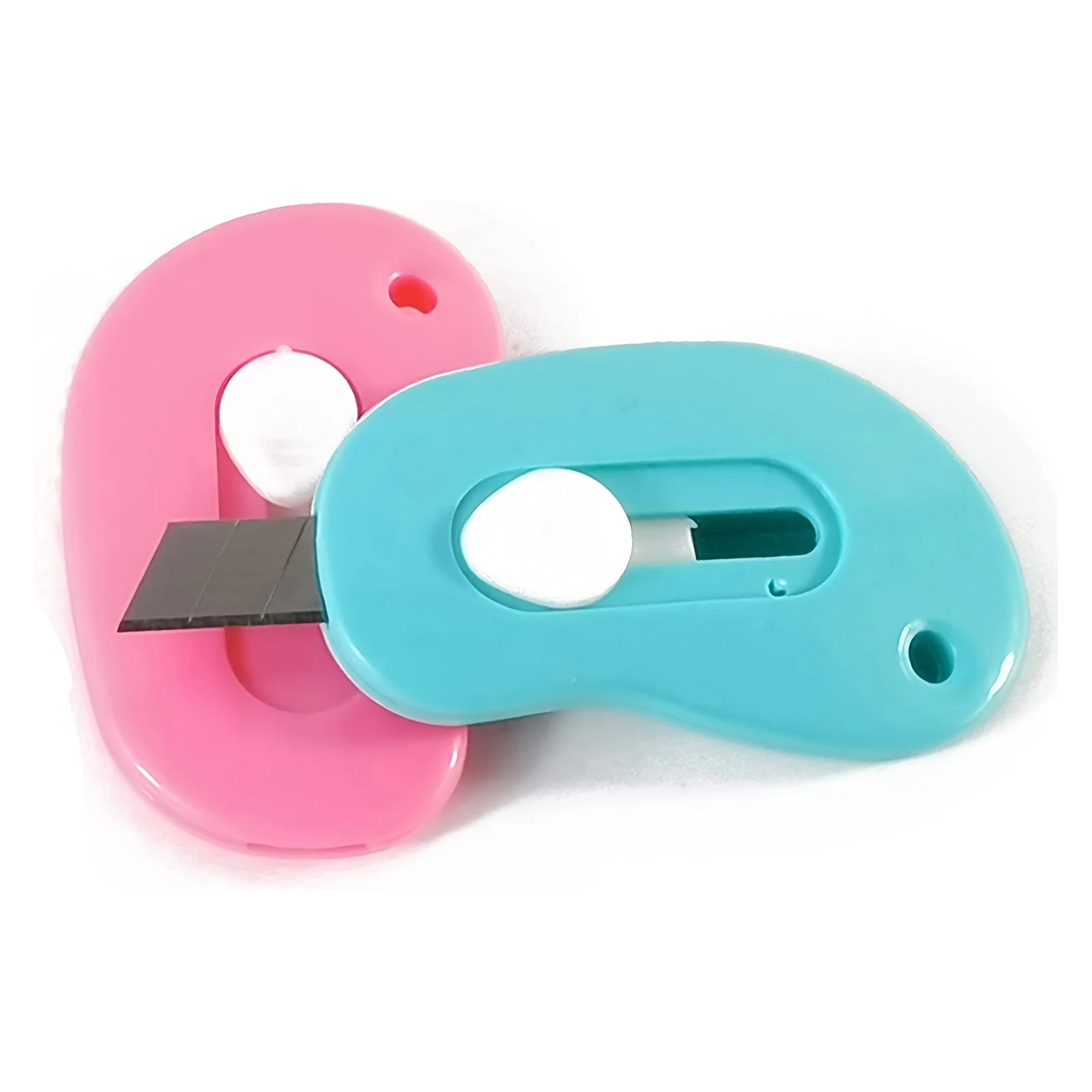 MOHAMM 25 PCS Mini Retractable Utility Knife Box Cutter Letter Opener for Paper Card Making DIY Projects Scrapbooking