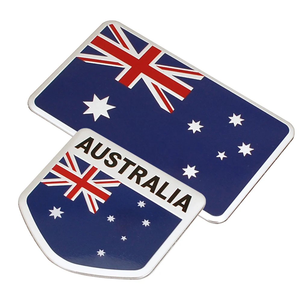 Auto Car Sticker Emblem Australia Flag For Holden BMW Audi Peugeot Ford Opel Vauxhall Buick Honda Civic Car Styling Badge Decal