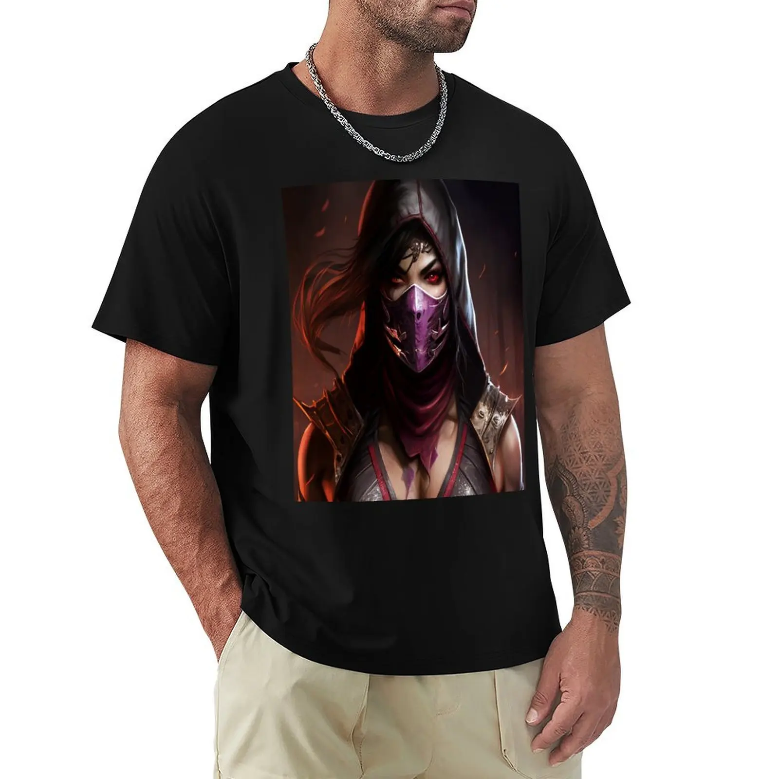

Mileena T-Shirt Work Short Sleeve Cotton Top