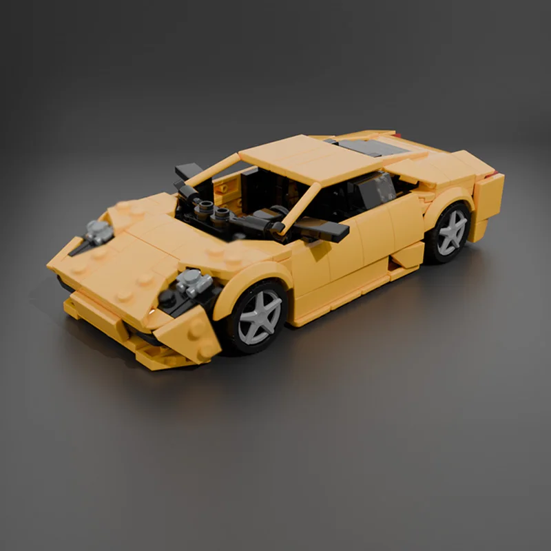 Speed Racing Car Model MOC Building Bricks Murcielago LP640 Hypercar Modular Technology Children Holiday Gifts Assemble Toy Suit