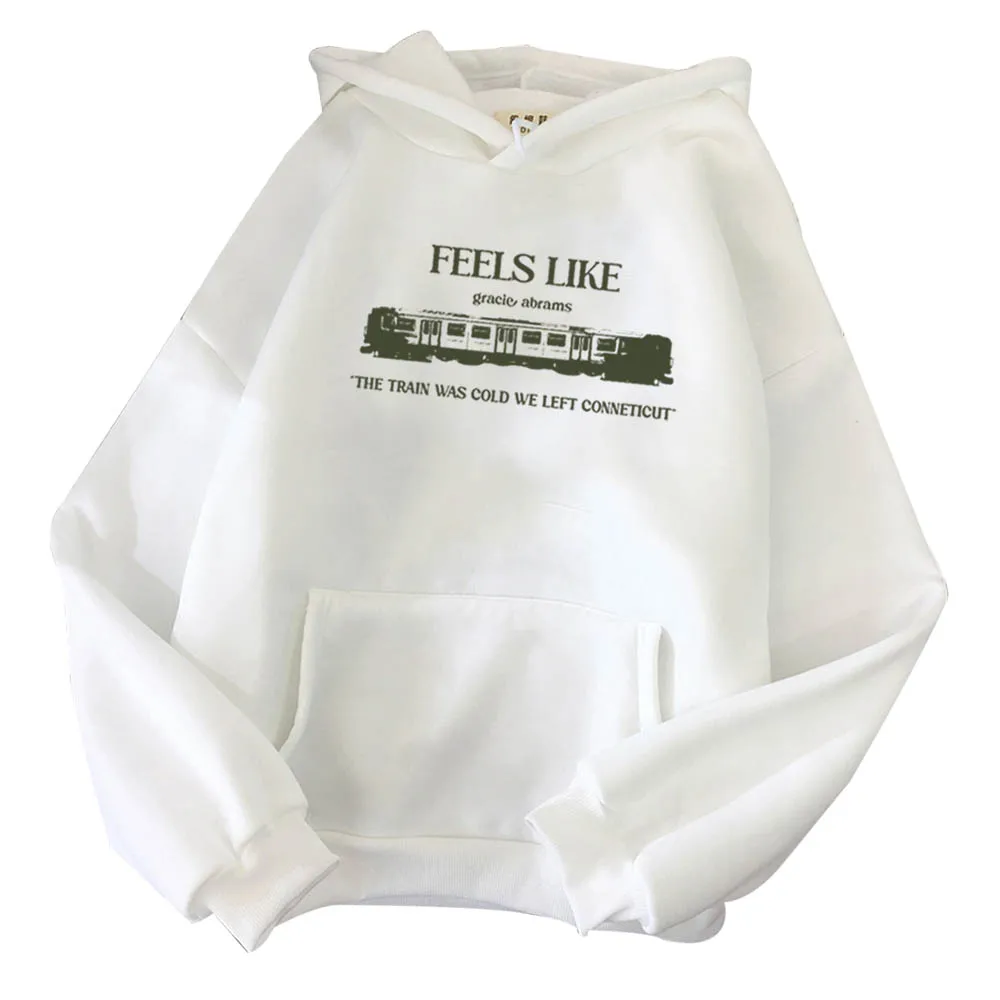 

Gracie Abrams Hoodie Feels Like Music Hoodie Gracie Abrams Fan Gift Harajuku Pullover Tops Sweatshirt