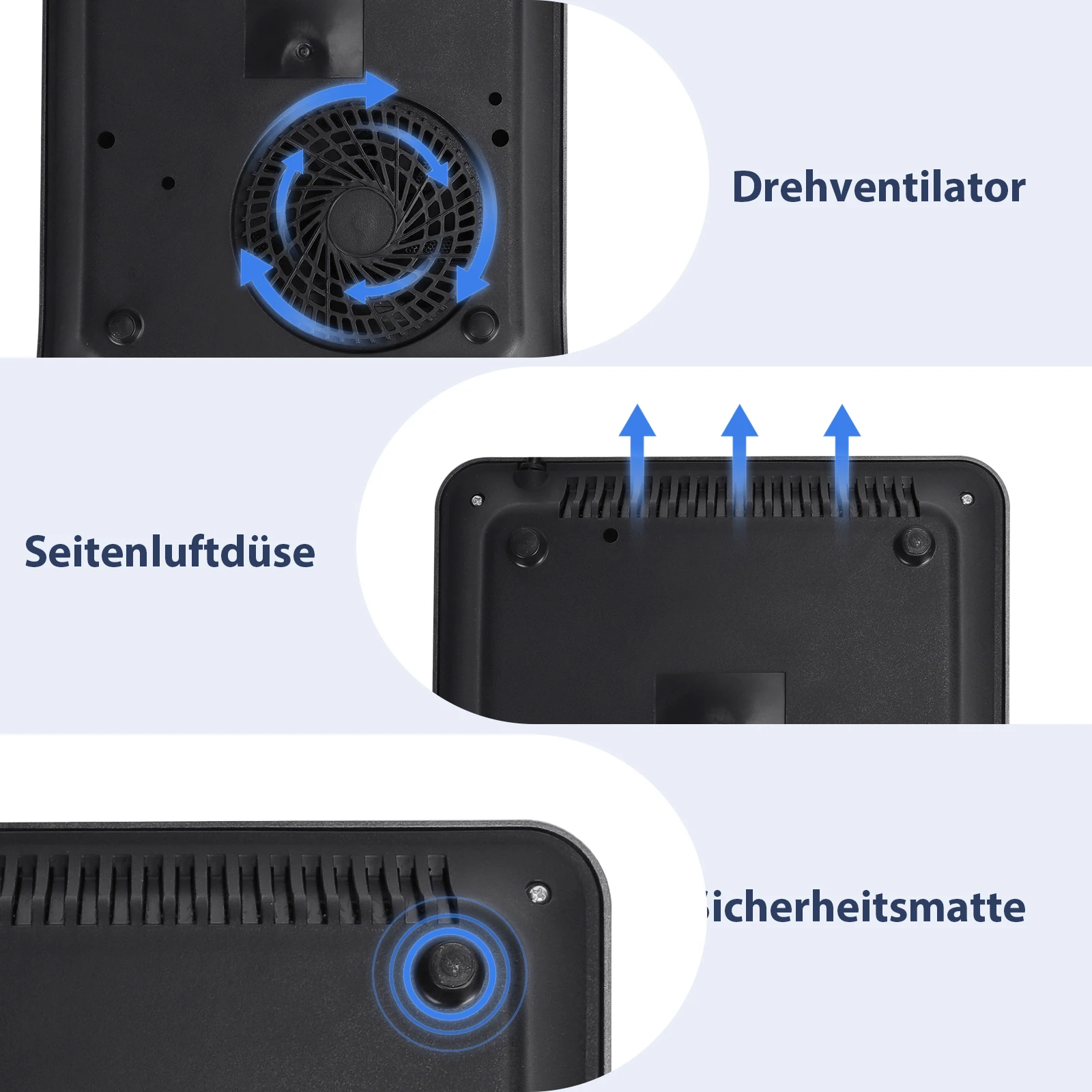 Aigostar BlueFire - موقد حثي محمول مع لوحة لمس. موقد الحث الكهربائي يصل إلى 240 ℃ و 2000 واط #5