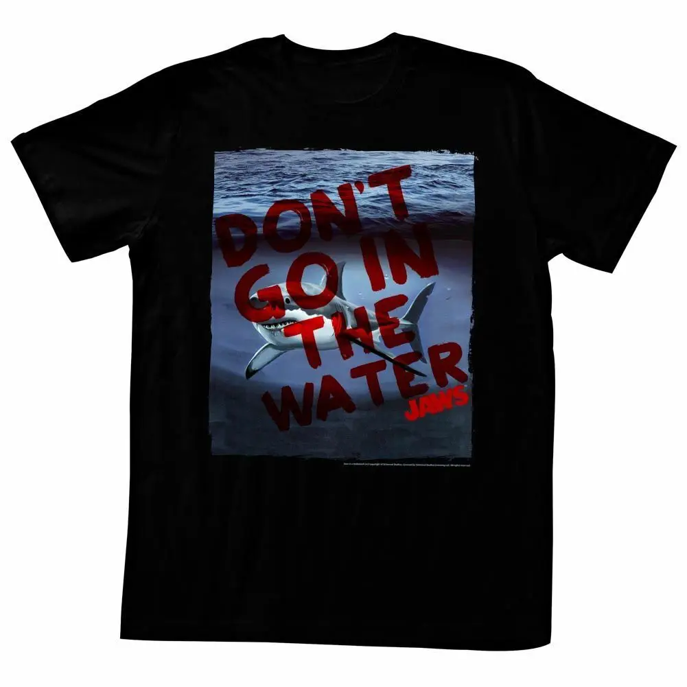 Jaws Don'T Go Black Adult T Shirt