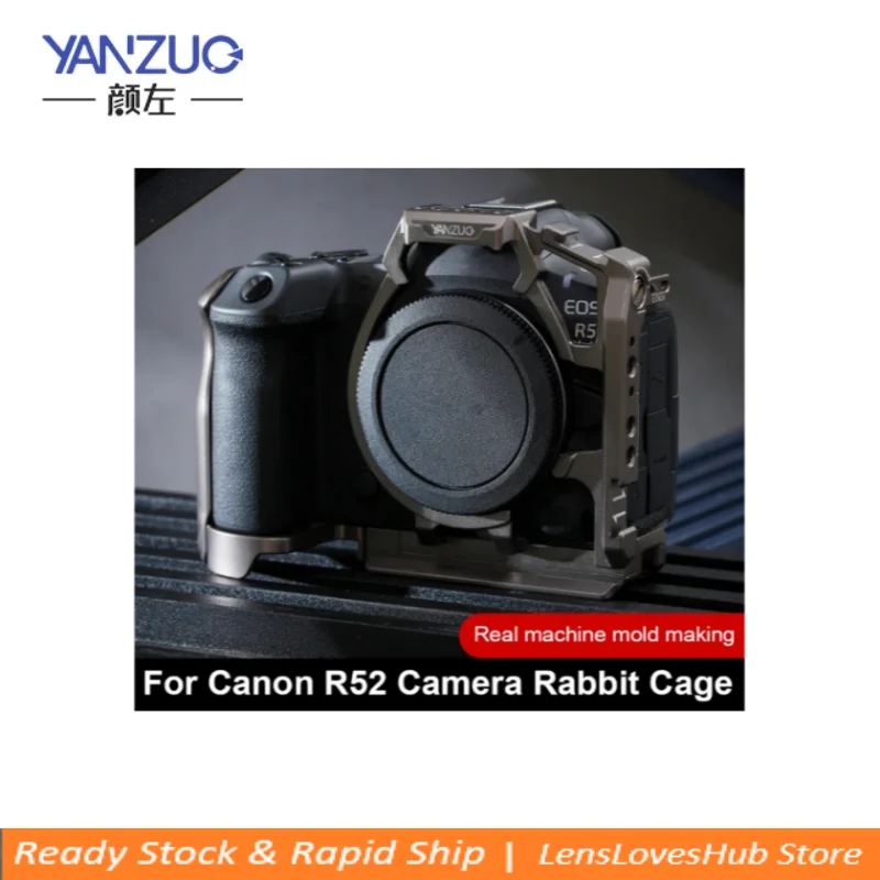 

YANZUO Photography Extended Case for Canon R52 Camera Metal Expansion Stabilizer R52 Camera Protection Bracket Accessories