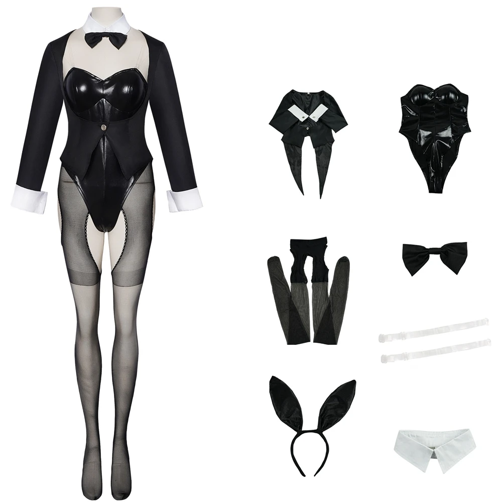 XIN LAI SEN Unisex Anime Cos Kitagawa Marin Cosplay Costume Bunny Girl Halloween Uniform Custom Size - view 5