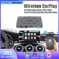 JoyeAuto for Mercedes Benz NTG5 Wireless Apple CarPlay Android Auto 2015-2018 B C S GLK ML SLK GLC  Mirror-Link YouTube&Netflix