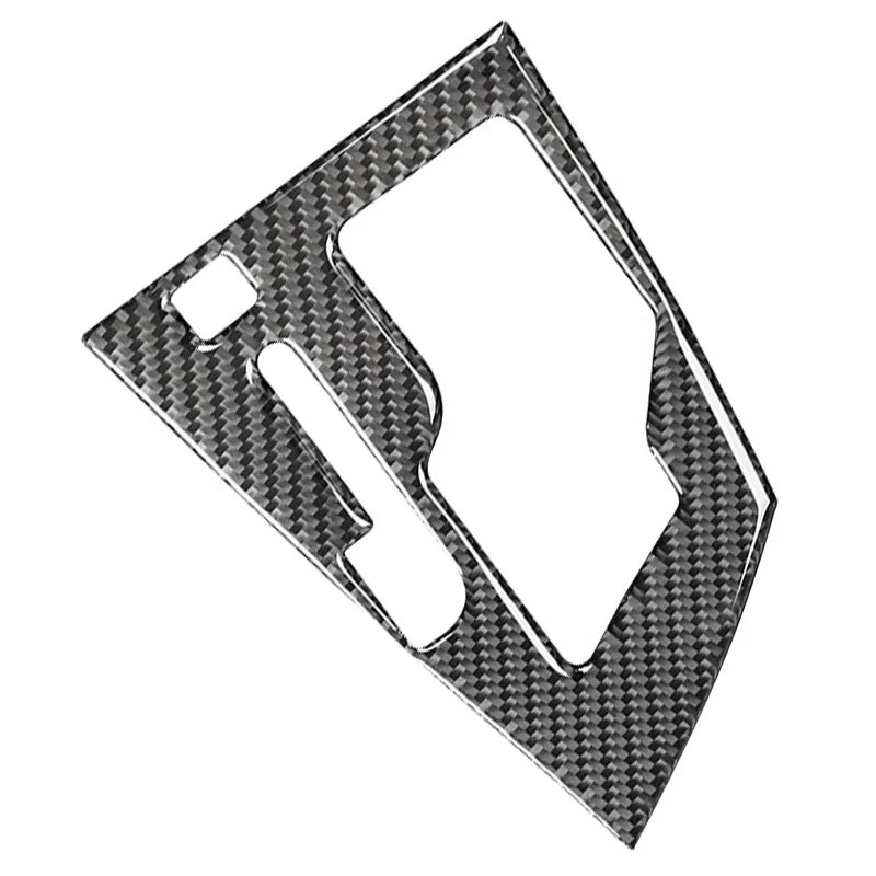 Наклейка на автомобильную центральную консоль, внутренняя отделка, левый руль, подходит для Toyota Corolla Levin 2014-2018, черное углеродное волокно