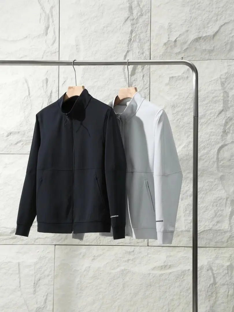 

Men's Casual Jacket Versatile Simple Style Spring Autumn Polyester Fiber Standard Fit Long Sleeve Stand Collar Coat