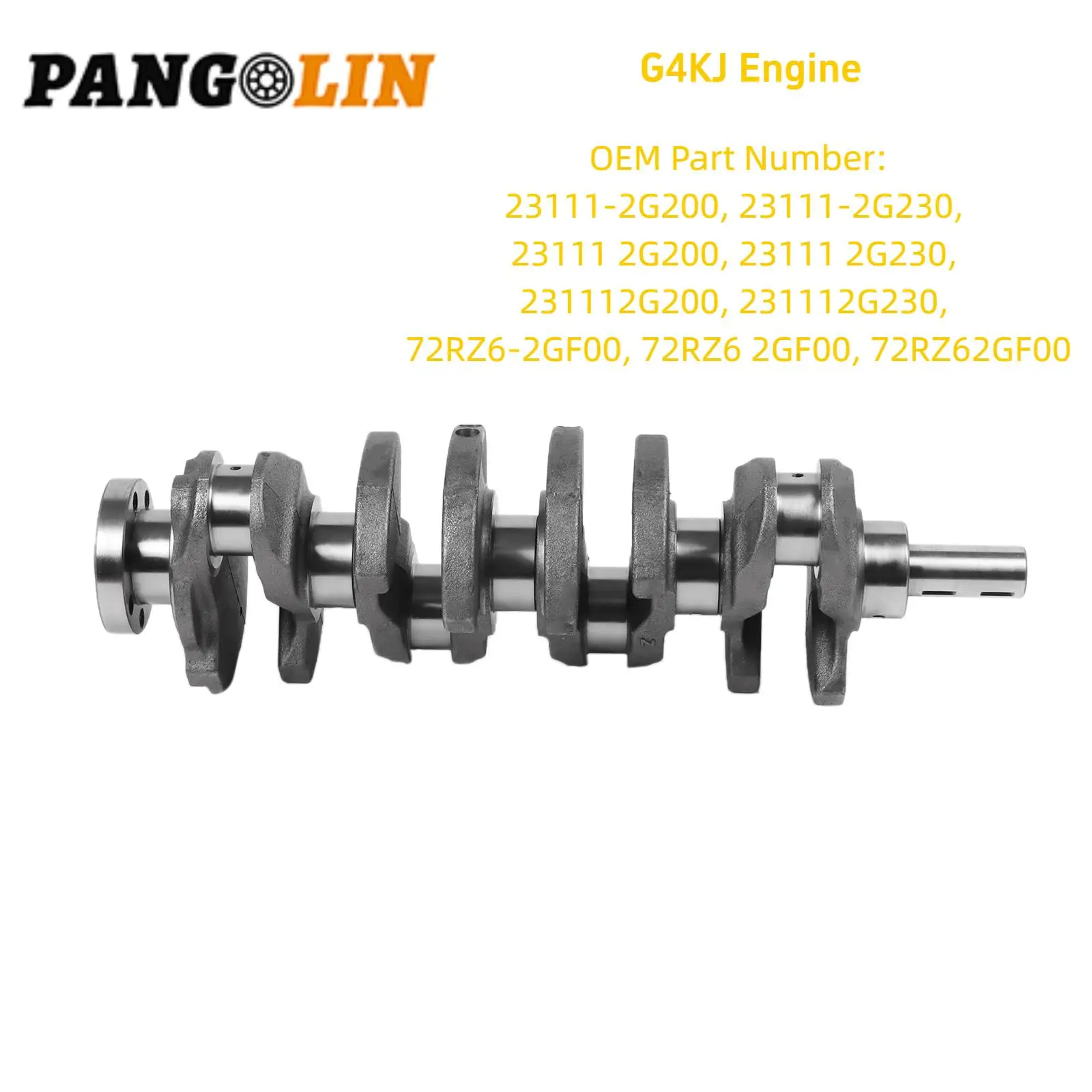 

Коленчатый вал двигателя G4KJ 23111-2G200 для Hyundai Sonata Kia Forte Optima Sportage 2,4 л, автомобильные аксессуары, запасные части