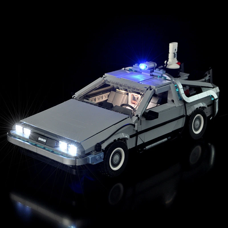 IN STOCK DIY LED Light Set For LEGO 10300 Compatible With DeLorean DMC 12 Back to the Future Time Machine Building Blocks Bricks