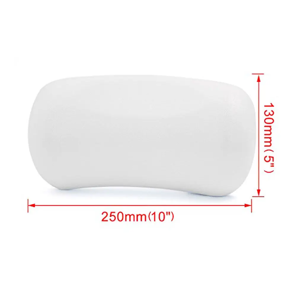 

1Pcs Premium Bathing Pillow Waterproof PU Cover Ultra Soft Sponge for Comfortable Soak in Bathtub White Bathtub Cushion
