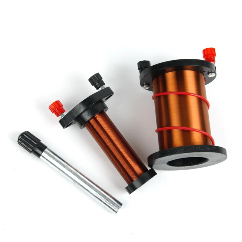 

Electromagnetic Induction Coil Copper DIY Physics Experiment Teaching Tool Solenoid Coil Kit