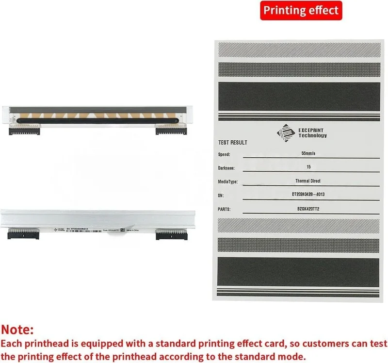 ✅GK420T 203dpi Printhead Thermal for Zebra Printer GX420T GT450 ZD500 P/N:105934-038✅
