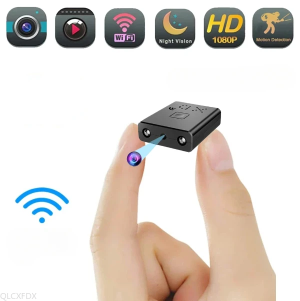 Мини-видеокамера XD 1080P, беспроводная Wi-Fi ip-камера, камера ночного видения, IR-CUT, обнаружение движения, видеорегистратор безопасности, поддержка TF-карты