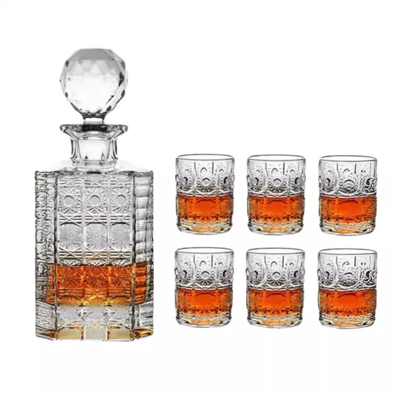 

Pure hand-carved crystal glass whisky cup