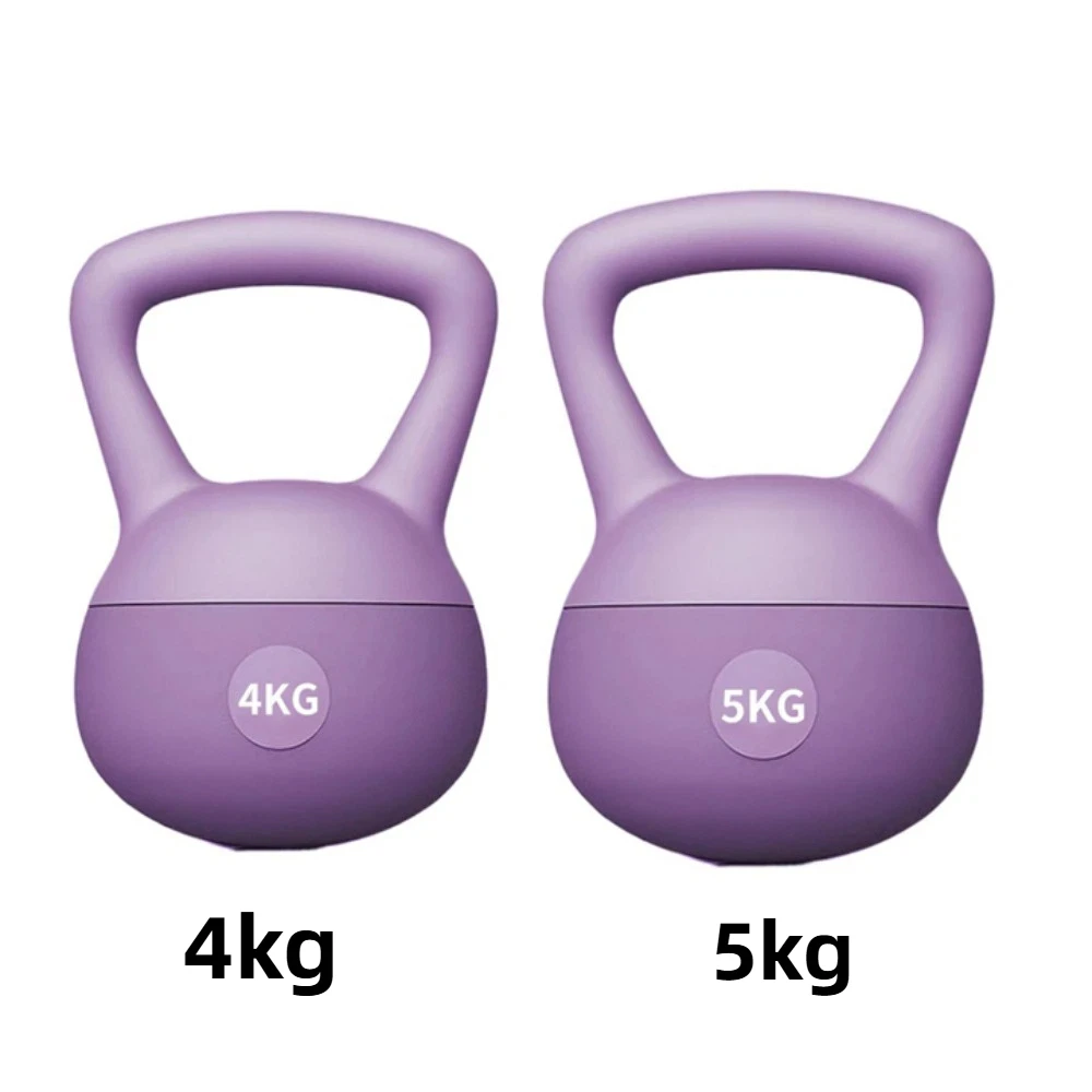 جرس غلاية ناعم للياقة البدنية، سهل الاستخدام، تمارين تدريب القوة، أجراس Kettlebells، دمبل احترافي محمول متعدد الوظائف