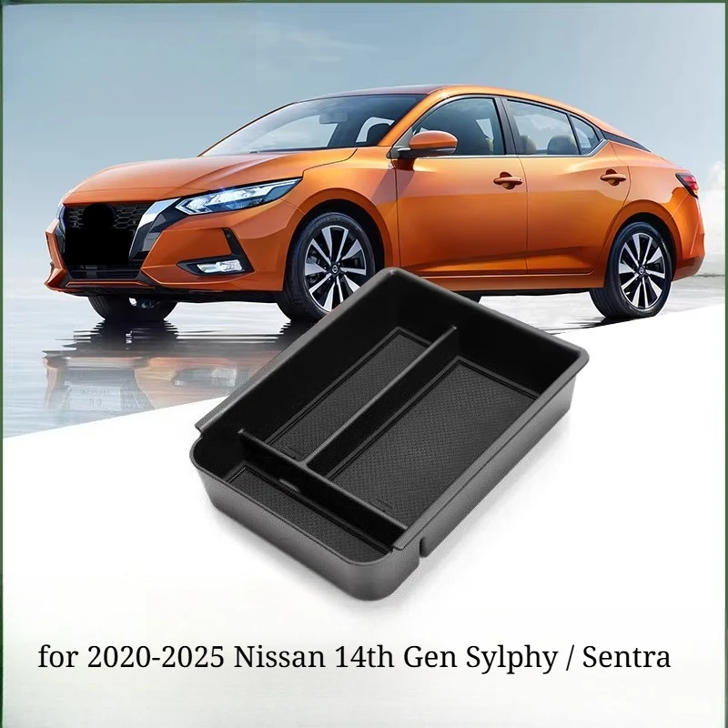 For 2020-2025 Nissan Sylphy/Sentra 14th Gen Center Console Tray – Armrest Storage Box Insert
