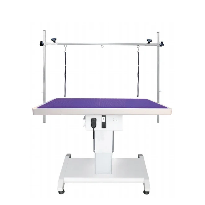 

Professional Veterinary Equipment Electric Lifting Silicone Surface Pet Dog Grooming Table