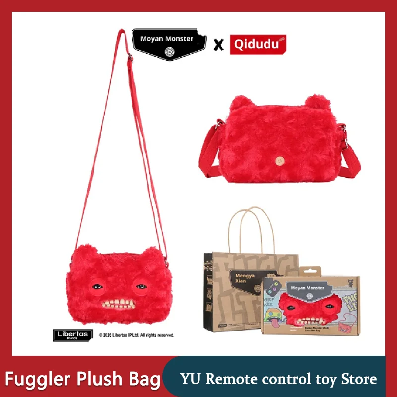 

【In Stock】Authentic Fuggler Crossbody Bag Big Head Series plush Cute Tooth Monster plush Birthday Christmas Gift for enthusiast