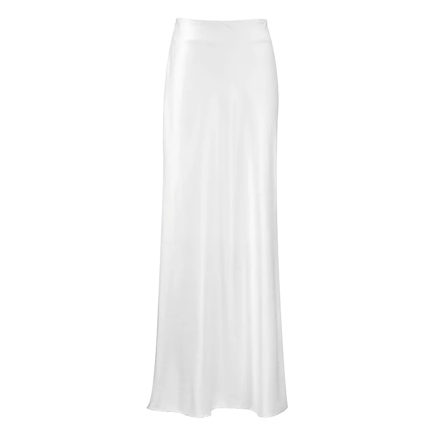 2023 European and American New Long Skirt Casual Elegant High Sense Fashion Foreign Trade Women\'s Clothing White Skirt