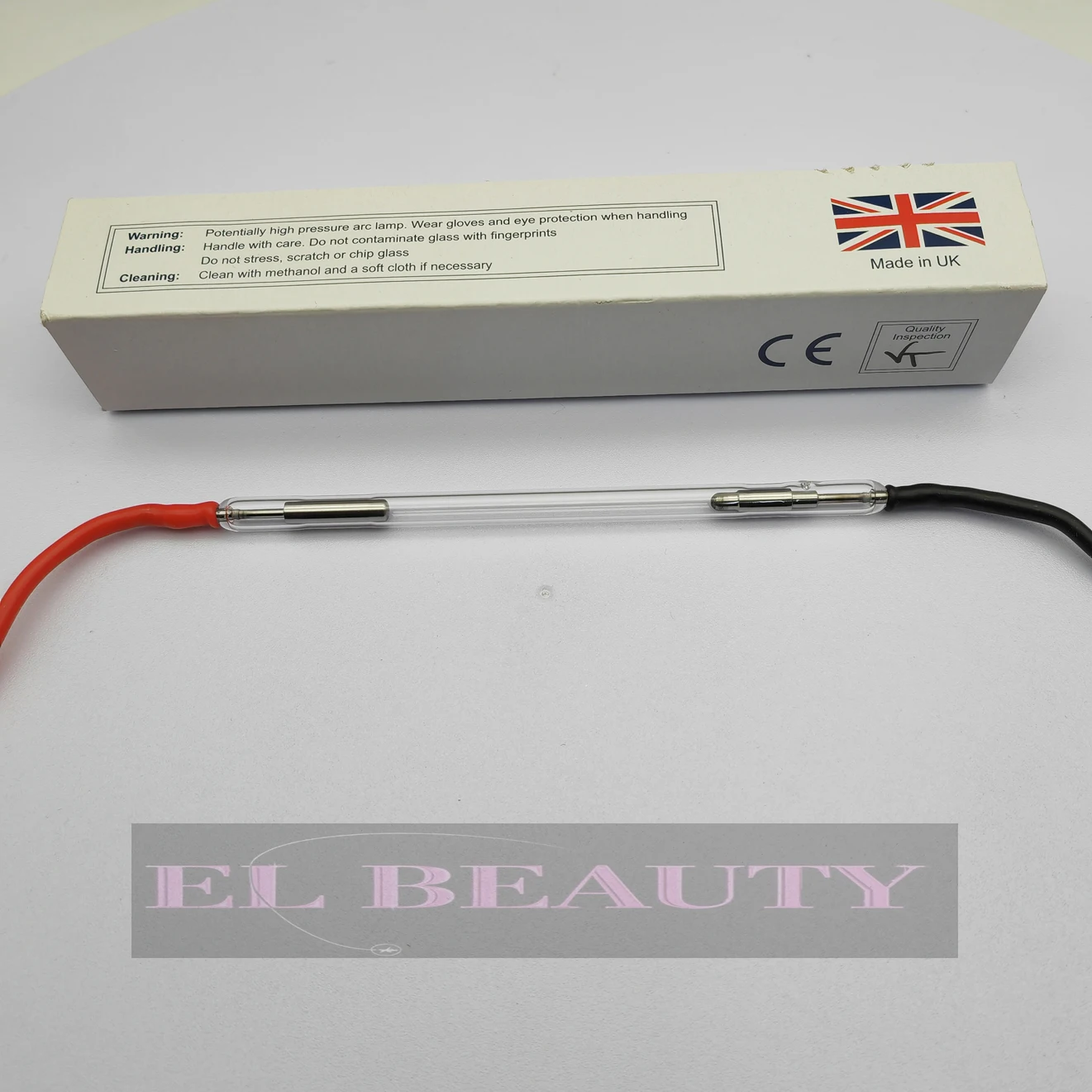 Il Regno Unito 7mm lampada allo xeno flash a impulsi IPL maniglia per depilazione nd yag lampada laser opt e manipolo leggero pezzi di ricambio per bellezza macchina